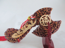 長白山核桃五福平安車掛 傳統工藝與現代審美的完美融合